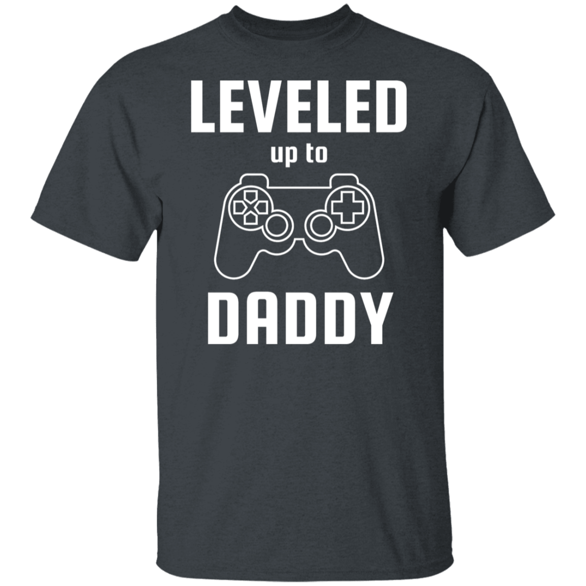 Leveled Up to Daddy T-Shirt with Matching Onesie