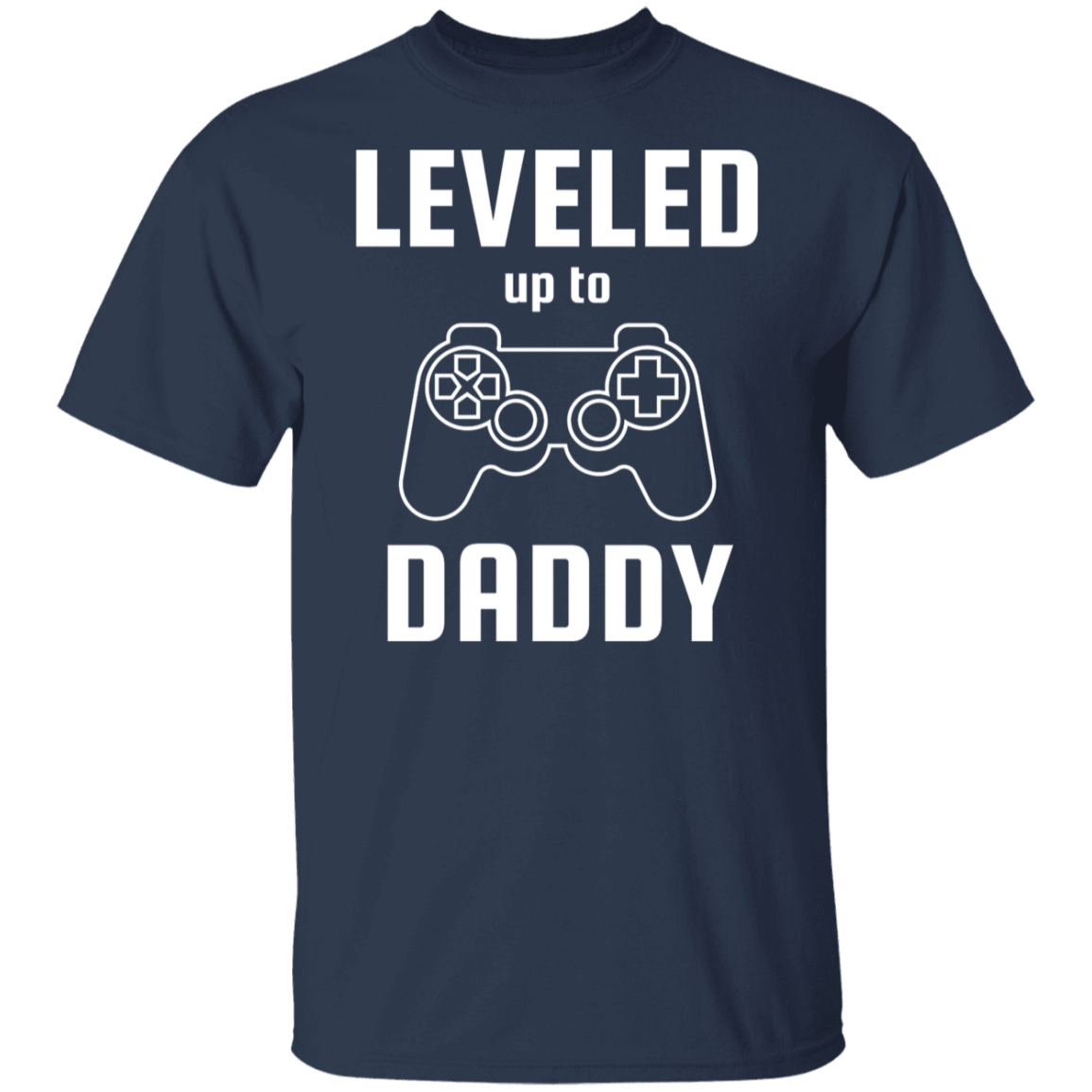 Leveled Up to Daddy T-Shirt with Matching Onesie