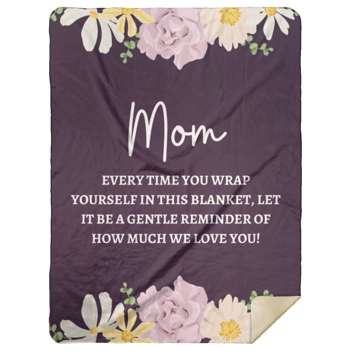 MOM FLOWER BLANKET | MOTHER'S DAY GIFT