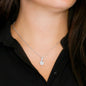 To My Beautiful Mom Necklace | Allure beauty Pendant | Gift For Mom | Mother's Day Gift