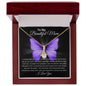 To My Beautiful Mom Necklace | Allure beauty Pendant | Gift For Mom | Mother's Day Gift