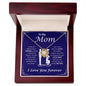 Mom Love Knot Necklace | I know It's Difficult To Raise a Child | Mother's Day Gift