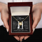 To My Mom Love Your Son | Love Knot Necklace | Difficult To Raise A Man(Pieces of You)