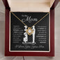 To My Mom Love Your Son | Love Knot Necklace | Difficult To Raise A Man(Pieces of You)