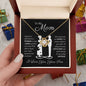 To My Mom Love Your Son | Love Knot Necklace | Difficult To Raise A Man(Pieces of You)