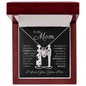 To My Mom Love Your Son | Love Knot Necklace | Difficult To Raise A Man(Pieces of You)