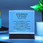 Acrylic Plaque | Stepped Up Dad | Gift for Dad | Father's Day